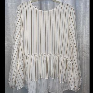 Pinstripe Blouse